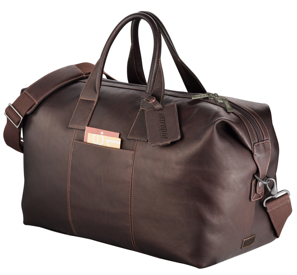 Kenneth Cole® Colombian Leather 22″ Duffel Bag | Intrepid Power Boats Gear